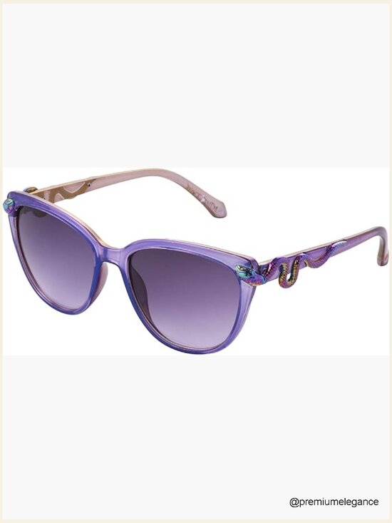 Vintage Cat Eye Sunglasses - 56mm Gradient Plastic Frame